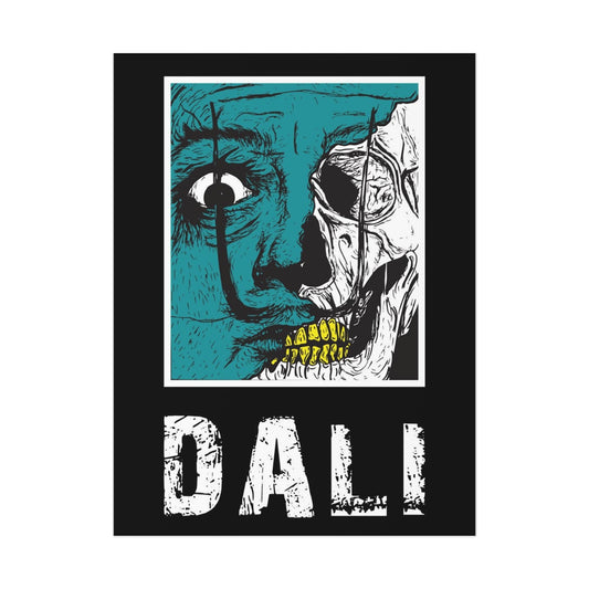 "Dali" Poster 18in X 24in Blue