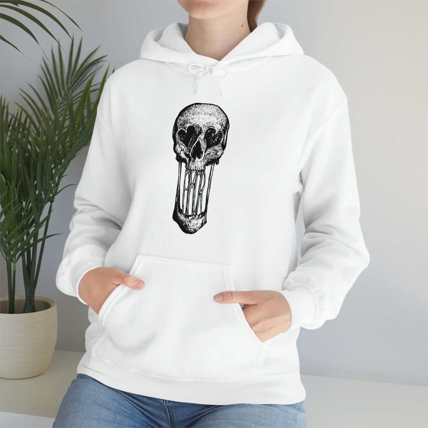 "AMOR Skull" Unisex Hoodie