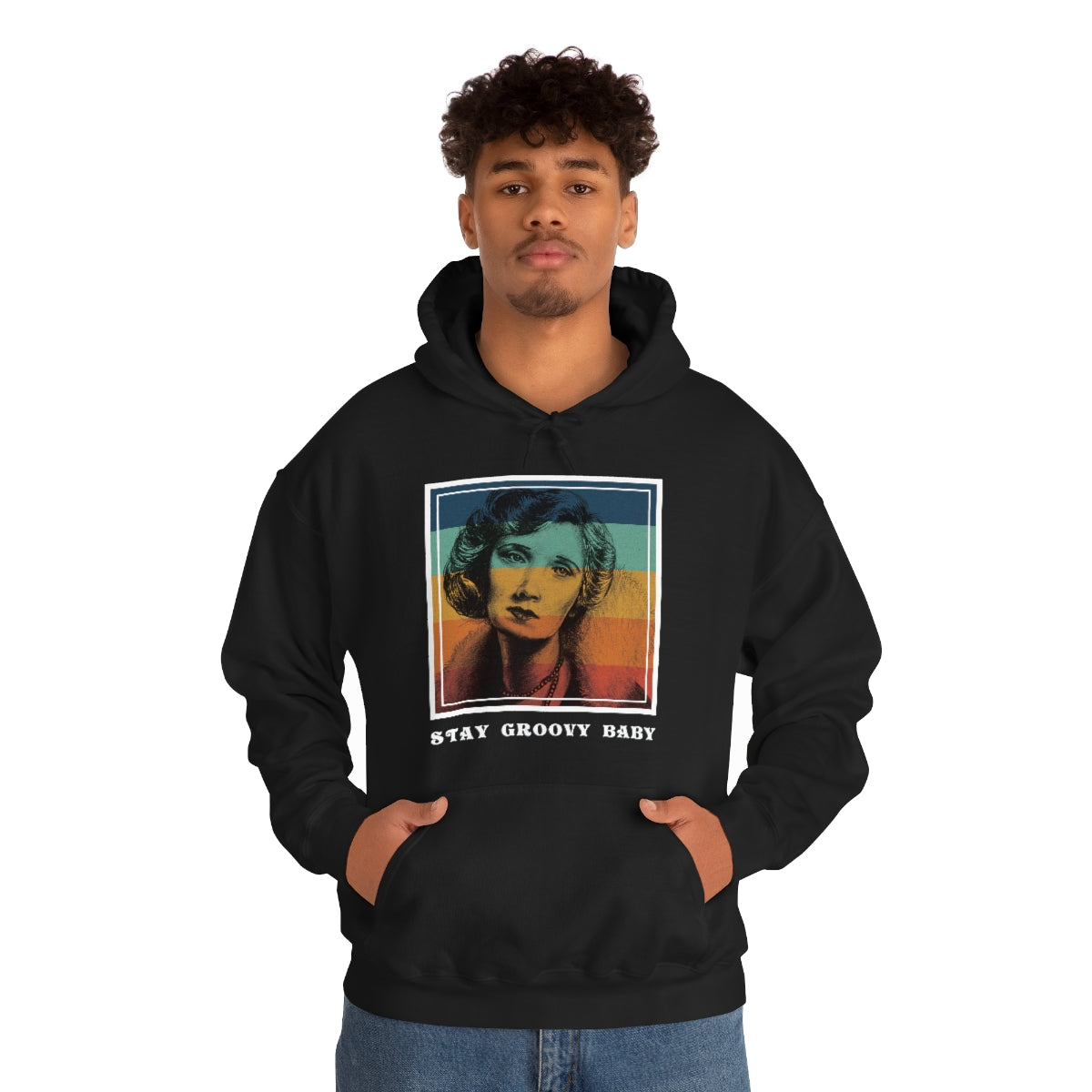 "Stay Groovy Baby" Unisex Hoodie