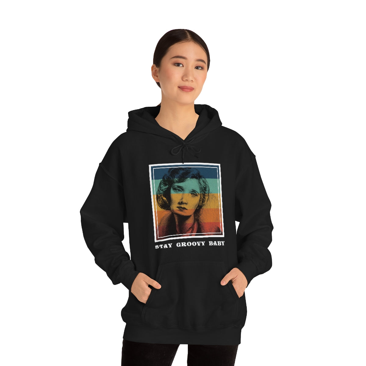 "Stay Groovy Baby" Unisex Hoodie