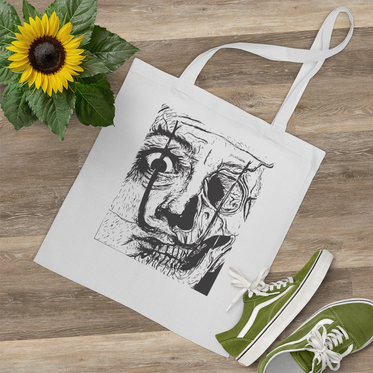 "Dali" Tote Bag (Black and white)