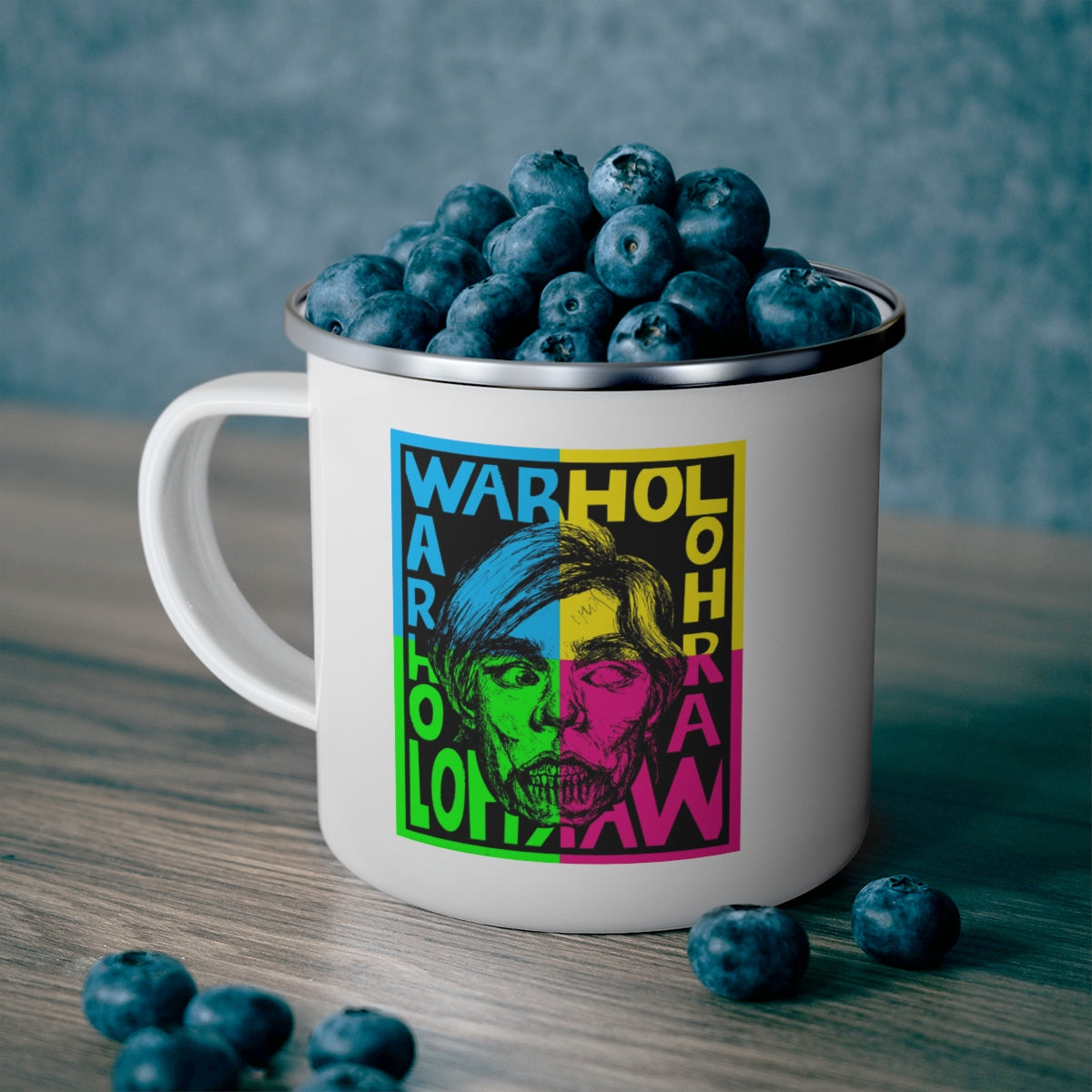 "Warhol" Enamel Mug