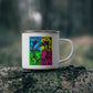 "Warhol" Enamel Mug